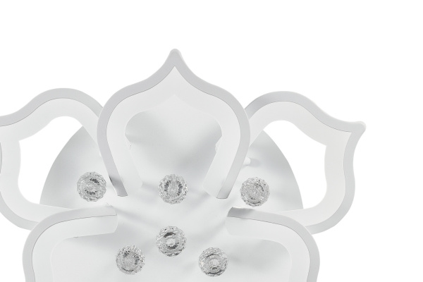 картинка Потолочная люстра светодиодная с пультом и управлением смартфоном регулировкой цветовой температуры и яркости ночным режимом и таймером HIGH-TECH LED LAMPS 82028 от магазина BTSvet