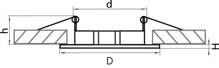картинка Встраиваемый светильник LEGA l 011047 от магазина BTSvet