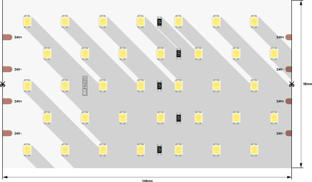 Светодиодная лента LK2H350-24-NW-33 IP33