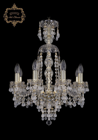 Хрустальная подвесная люстра 11.24.8.165.XL-65.Gd.V0300