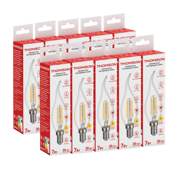 картинка Лампочка светодиодная филаментная Tail Candle TH-B2075 от магазина BTSvet