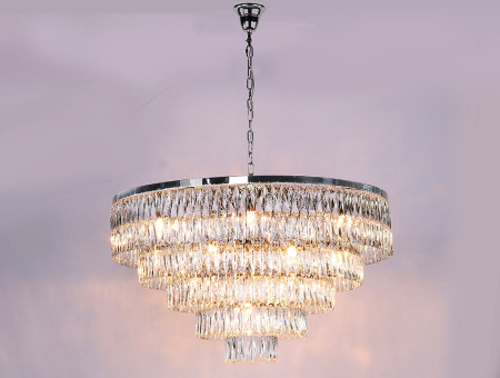 Подвесная люстра хрустальная 10129+17/C