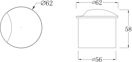 картинка Встраиваемый светильник уличный Biscotti O035-L3W3K IP65 от магазина BTSvet