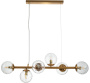 картинка Подвесной светильник Cocoon V000122 (11008/6P Brass) от магазина BTSvet