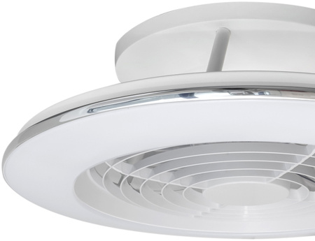 картинка Потолочная люстра светодиодная с вентилятором с пультом и управлением смартфоном регулировкой цветовой температуры и яркости Alisio 7493 от магазина BTSvet