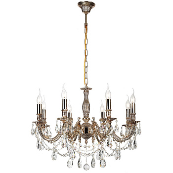 Подвесная люстра FIRENZE 141.8 coffe gold