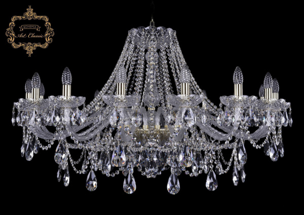 Хрустальная подвесная люстра 11.25.16.400.Gd.Sp