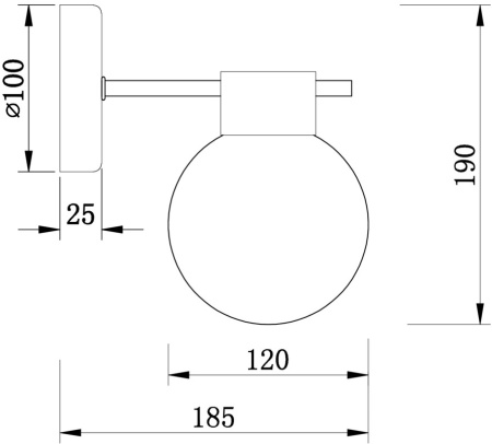 картинка Бра Gatsby FR5233WL-01BS от магазина BTSvet