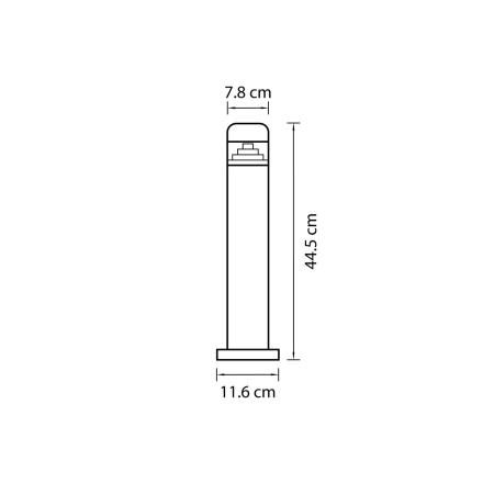 картинка Наземный светодиодный уличный светильник Raggio 376907 от магазина BTSvet