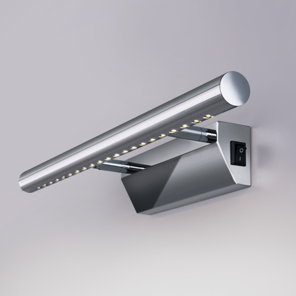 картинка Светодиодная подсветка для картин с выключателем Trinity Neo SW LED хром (MRL LED 1001) с выключателем от магазина BTSvet