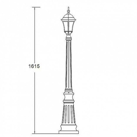 картинка Наземный фонарь 91311S Bl от магазина BTSvet
