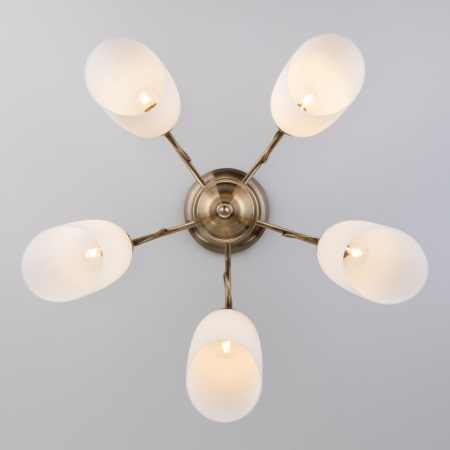 картинка Потолочная люстра Stefanie 30107/5 античная бронза от магазина BTSvet