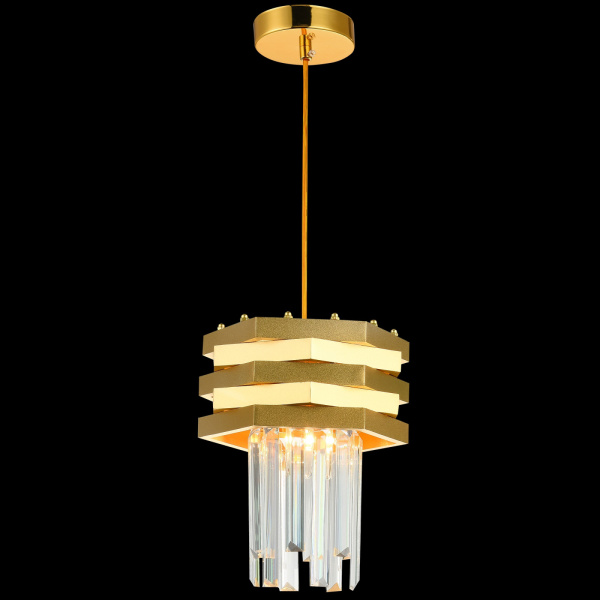 картинка Подвесной светильник хрустальный SPEAR 76013/1W GOLD от магазина BTSvet