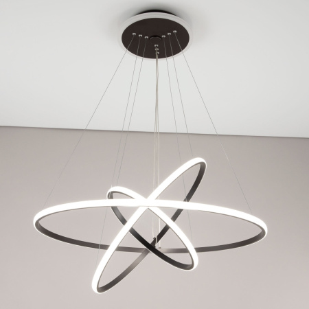 картинка Умная подвесная люстра Венге Неон Смарт CL731A095E от магазина BTSvet