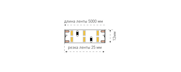 Светодиодная лента SWG4240x2-12-24-WW