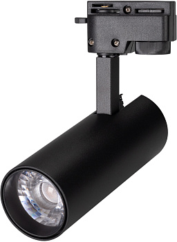 Трековый светильник светодиодный LGD-GERA-2TR-R55-10W Warm3000 (BK, 24 deg) (Arlight, IP20 Металл, 3 года) 025938