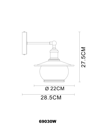 картинка Бра Nevis 69030W от магазина BTSvet