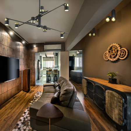 картинка Спот светодиодный Sauris LH8020/2C-BK-GD от магазина BTSvet