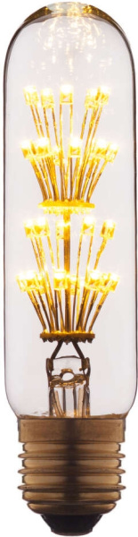 Светодиодная ретро лампочка Эдисона свеча E27 2W T1030LED