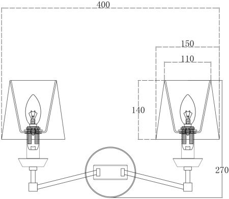 картинка Бра Beira MOD064WL-02N от магазина BTSvet