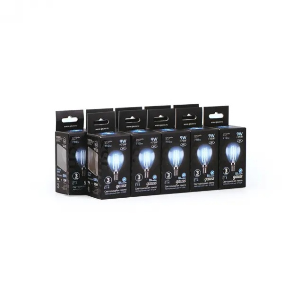 картинка Лампочка LED Filament Globe E14 9W 4100K 1/10/50 105801209 от магазина BTSvet