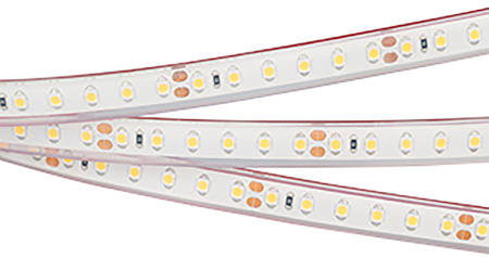 Светодиодная лента герметичная RTW-PFS-A120-11mm 24V Warm3000 (9.6 W/m, IP68, 2835, 5m) (Arlight) 033786