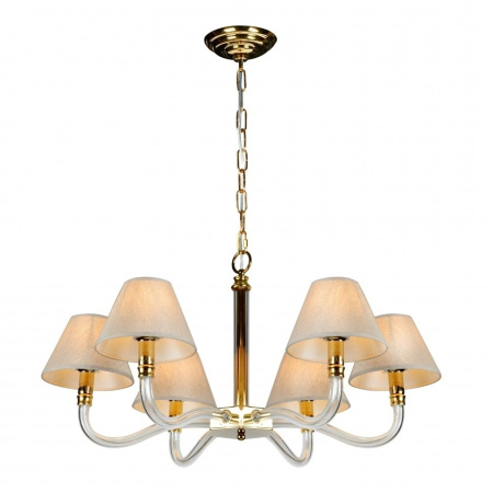 Подвесная люстра Amber YT2043-6 GD+Coffee