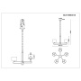 картинка Подвесная люстра Danae SLE105803-05 от магазина BTSvet