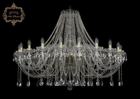 Хрустальная подвесная люстра 11.12.20.460.Gd.Sp