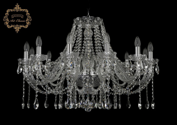 Хрустальная подвесная люстра 11.12.12.300.Cr.Sp