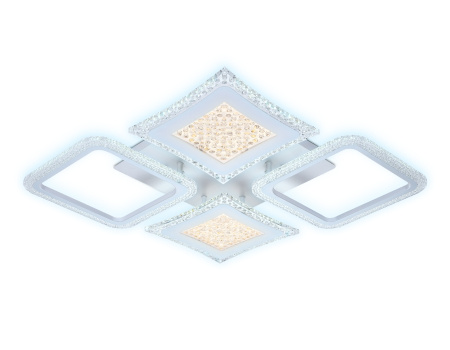 картинка Потолочная люстра светодиодная с пультом регулировкой яркости и цветовой температуры ночным режимом Acrylica Original FA430 от магазина BTSvet