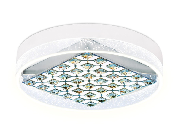 картинка Потолочная люстра светодиодная с пультом регулировкой цветовой температуры и яркости с ночным режимом ACRYLICA FA151 от магазина BTSvet