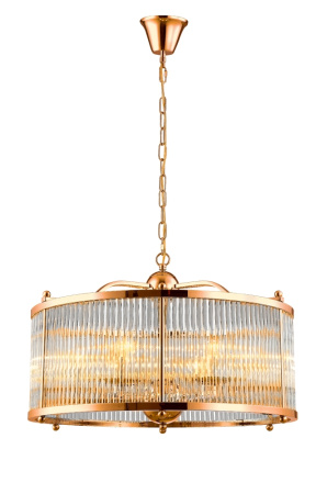 картинка Подвесная люстра TADEO SP6 D600 GOLD/TRANSPARENTE от магазина BTSvet