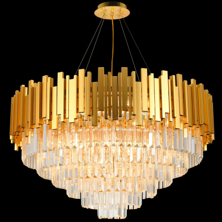 картинка Подвесная люстра хрустальная VERTIGO 81440/12C GOLD от магазина BTSvet