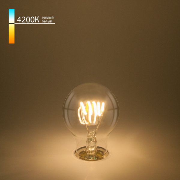 Светодиодная лампа Classic FD 6W 4200K E27 (A60 спираль прозрачный) BLE2708 (a048303)