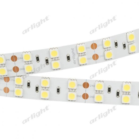 Светодиодная лента RT-B120-15mm 24V White6000 (28.8 W/m, IP20, 5060, 5m) 011256(2)