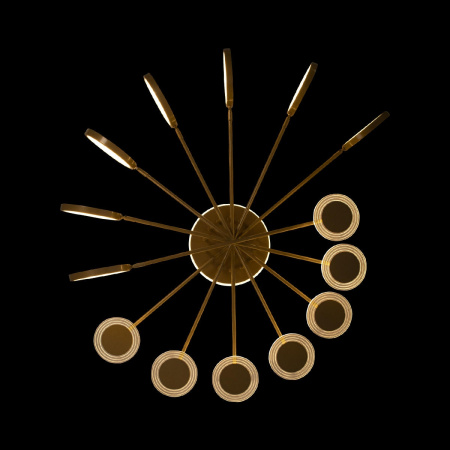 картинка Потолочная люстра на штанге Megan 10164L Gold от магазина BTSvet