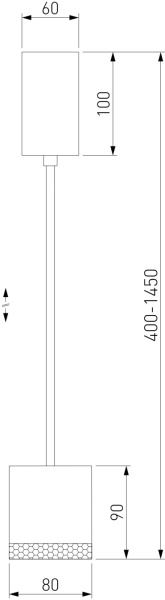 картинка Подвесной светильник 12W 4200K чёрный Elektrostandard Lead 50243 LED от магазина BTSvet