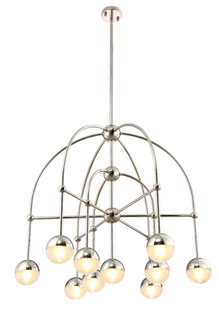 картинка Потолочная люстра светодиодная TRUENA SP-PL6+3+1 NICKEL от магазина BTSvet