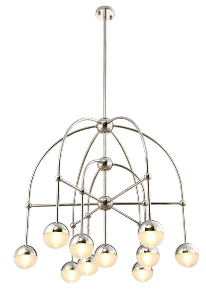 картинка Потолочная люстра светодиодная TRUENA SP-PL6+3+1 NICKEL от магазина BTSvet