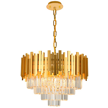 Подвесная люстра хрустальная VERTIGO 81440/8C GOLD
