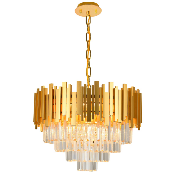 Подвесная люстра хрустальная VERTIGO 81440/8C GOLD