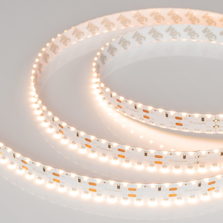 картинка Светодиодная лента RS 2-5000 24V Warm3000 2x2 15mm (3014, 240 LED/m, LUX) (Arlight, 19.2 Вт/м, IP20) 024471 от магазина BTSvet