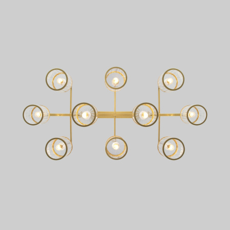 картинка Потолочная люстра на штанге Eurosvet Inari 60144/10 золото от магазина BTSvet
