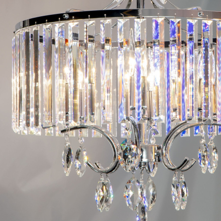 картинка Люстра подвесная хрустальная Хром Инга CL335161 от магазина BTSvet