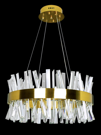 картинка Подвесная люстра хрустальная светодиодная с пультом и управлением смартфоном регулировка цветовой температуры и яркости ночной режим и таймер INNOVATION STYLE 83047 от магазина BTSvet