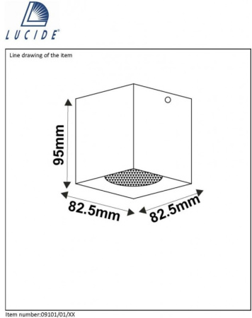картинка Точечный накладной светильник Bodi 09101/01/12 от магазина BTSvet