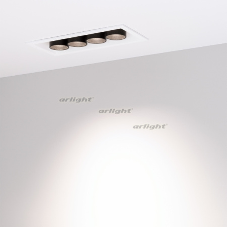 картинка Светильник встраиваемый LED MS-ORIENT-BUILT-TURN-TC-S67x150-10W Day4000 (WH-BK, 30 deg, 230V) (Arlight, IP20 Металл, 5 лет) 032229 от магазина BTSvet