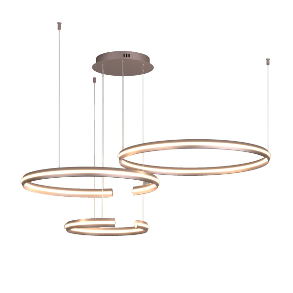 Подвесная люстра светодиодная с пультом и управлением смартфоном регулировкой яркости Smart Gap 90280/3