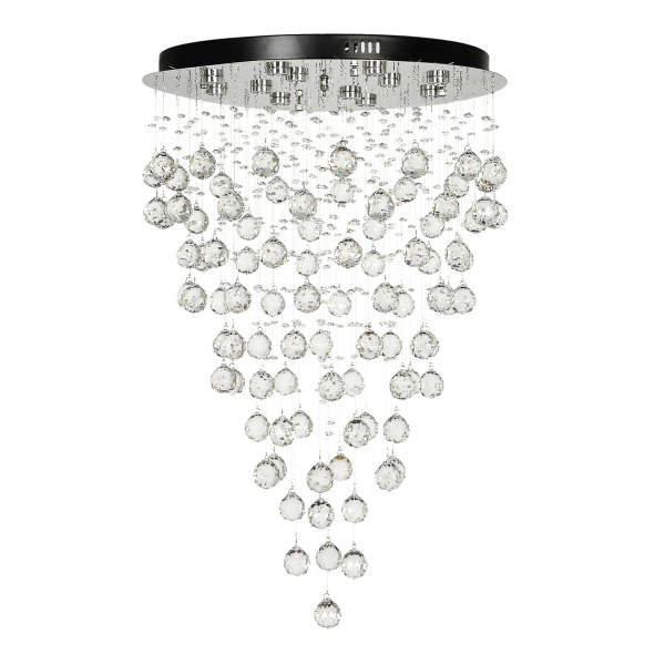 Потолочная светодиодная люстра с пультом хрусталь Flusso Flusso L 1.4.55.601 N